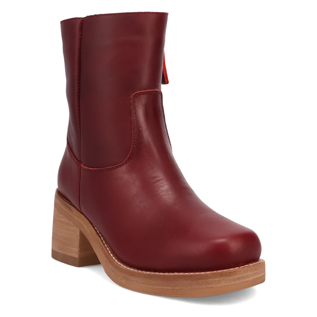 Online Exclusive | Dingo | Roxy Leather Bootie in Maroon **PREORDER