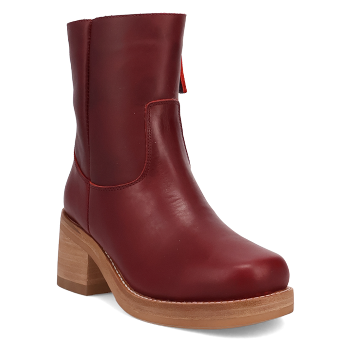 Online Exclusive | Dingo | Roxy Leather Bootie in Maroon **PREORDER
