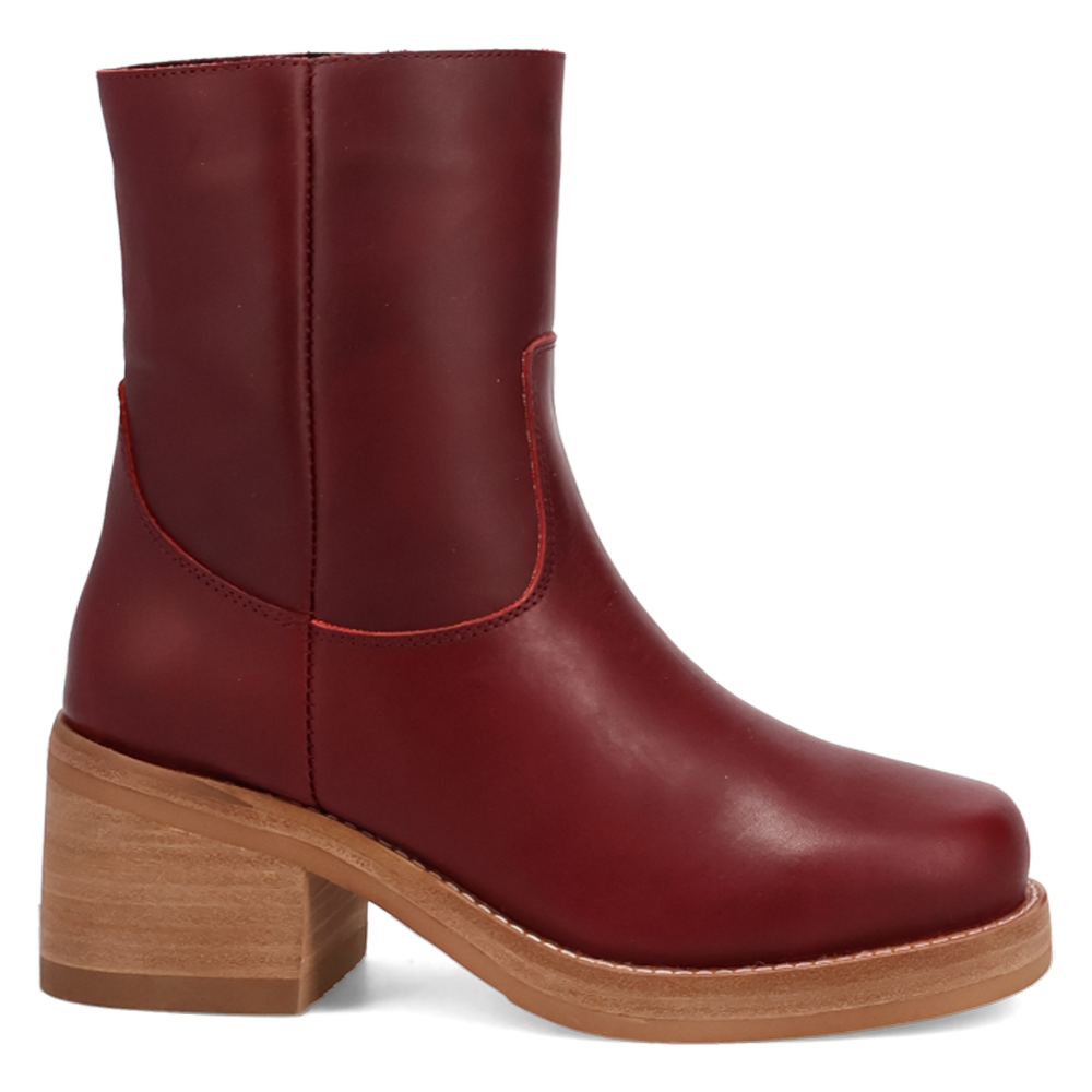 Online Exclusive | Dingo | Roxy Leather Bootie in Maroon **PREORDER