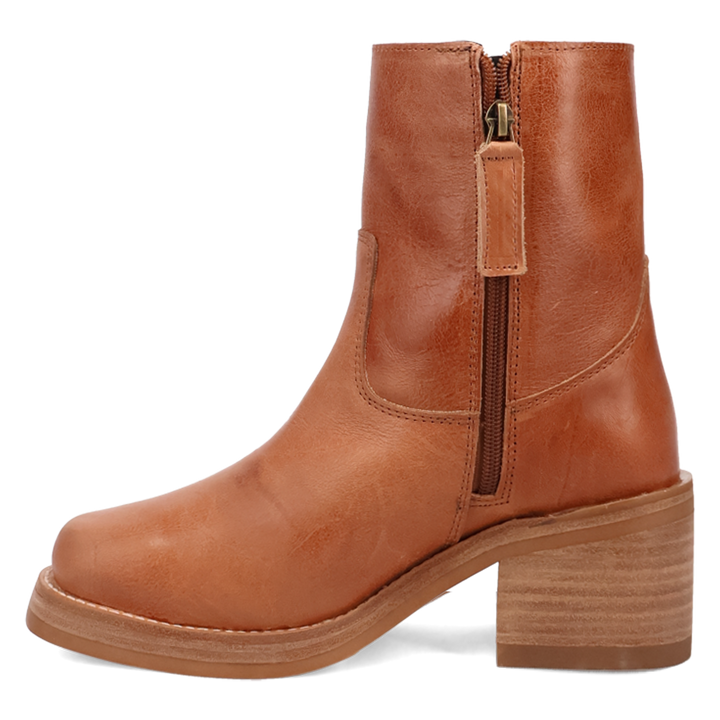 Online Exclusive | Dingo | Roxy Leather Bootie in Tan **PREORDER