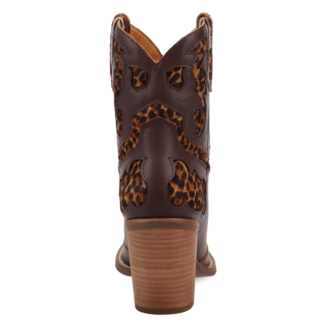 Online Exclusive | Dingo | Run Wild Leather Bootie in Brownleopard **PREORDER