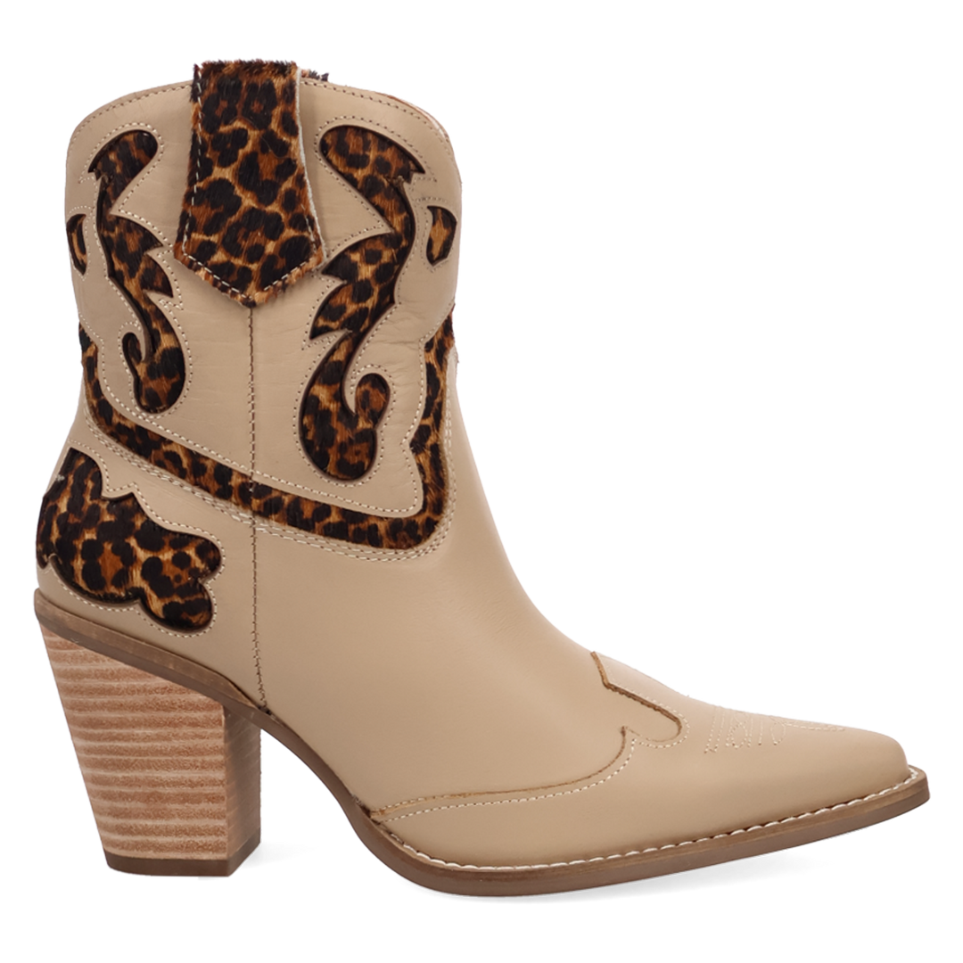 Online Exclusive | Dingo | Run Wild Leather Bootie in Sand Leopard **PREORDER