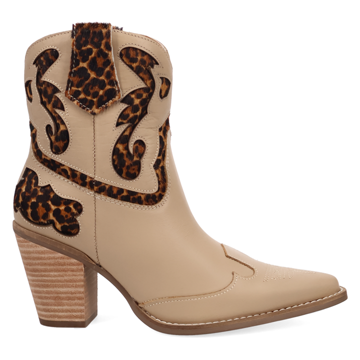 Online Exclusive | Dingo | Run Wild Leather Bootie in Sand Leopard **PREORDER