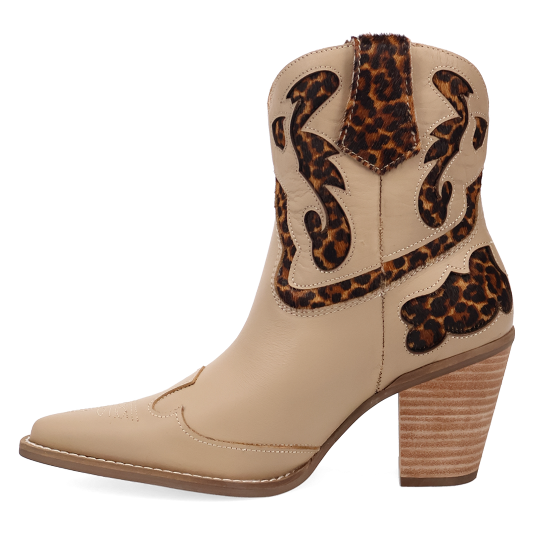Online Exclusive | Dingo | Run Wild Leather Bootie in Sand Leopard **PREORDER