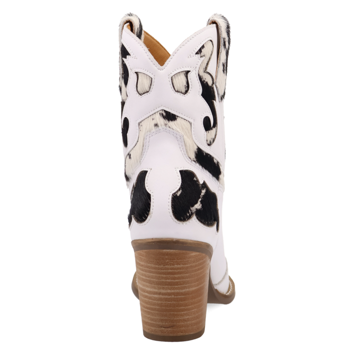 Online Exclusive | Dingo | Run Wild Leather Bootie in Whitecow **PREORDER