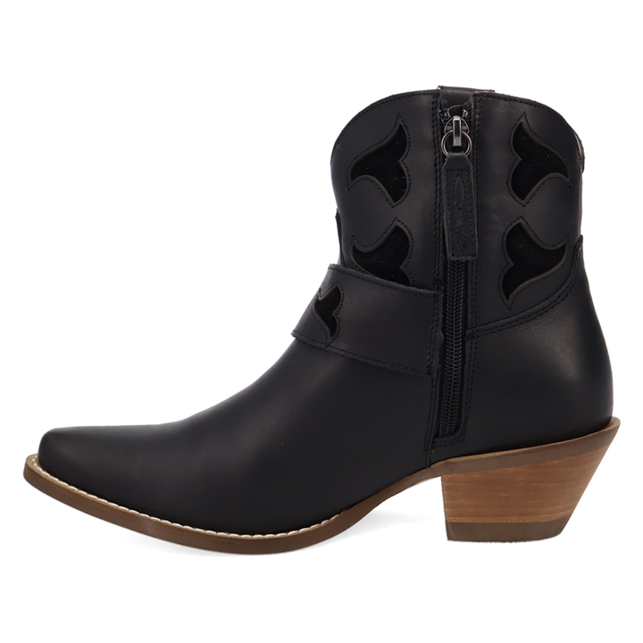 Online Exclusive | Dingo | Saddle Up Leather Bootie in Black **PREORDER