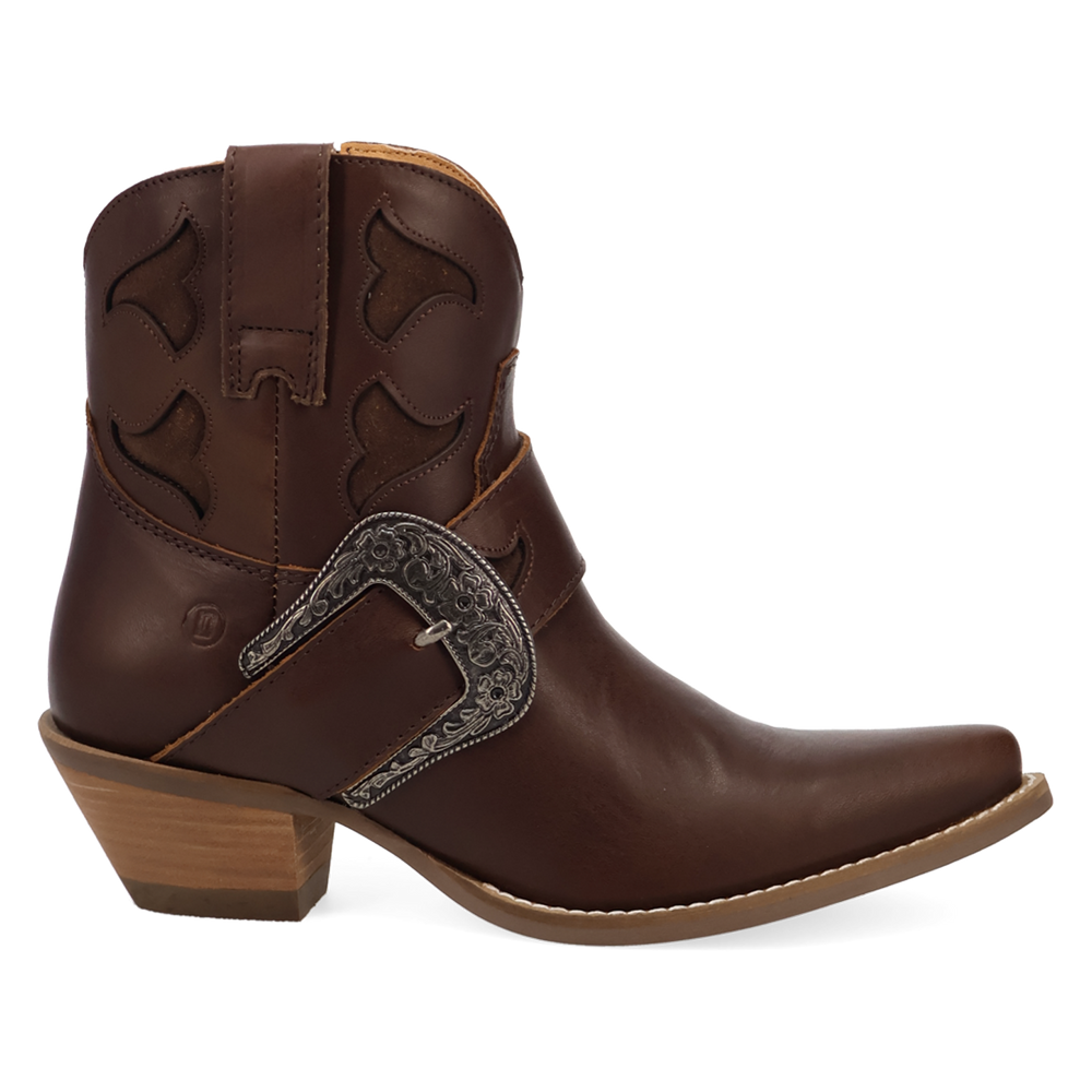 Online Exclusive | Dingo | Saddle Up Leather Bootie in Brown **PREORDER