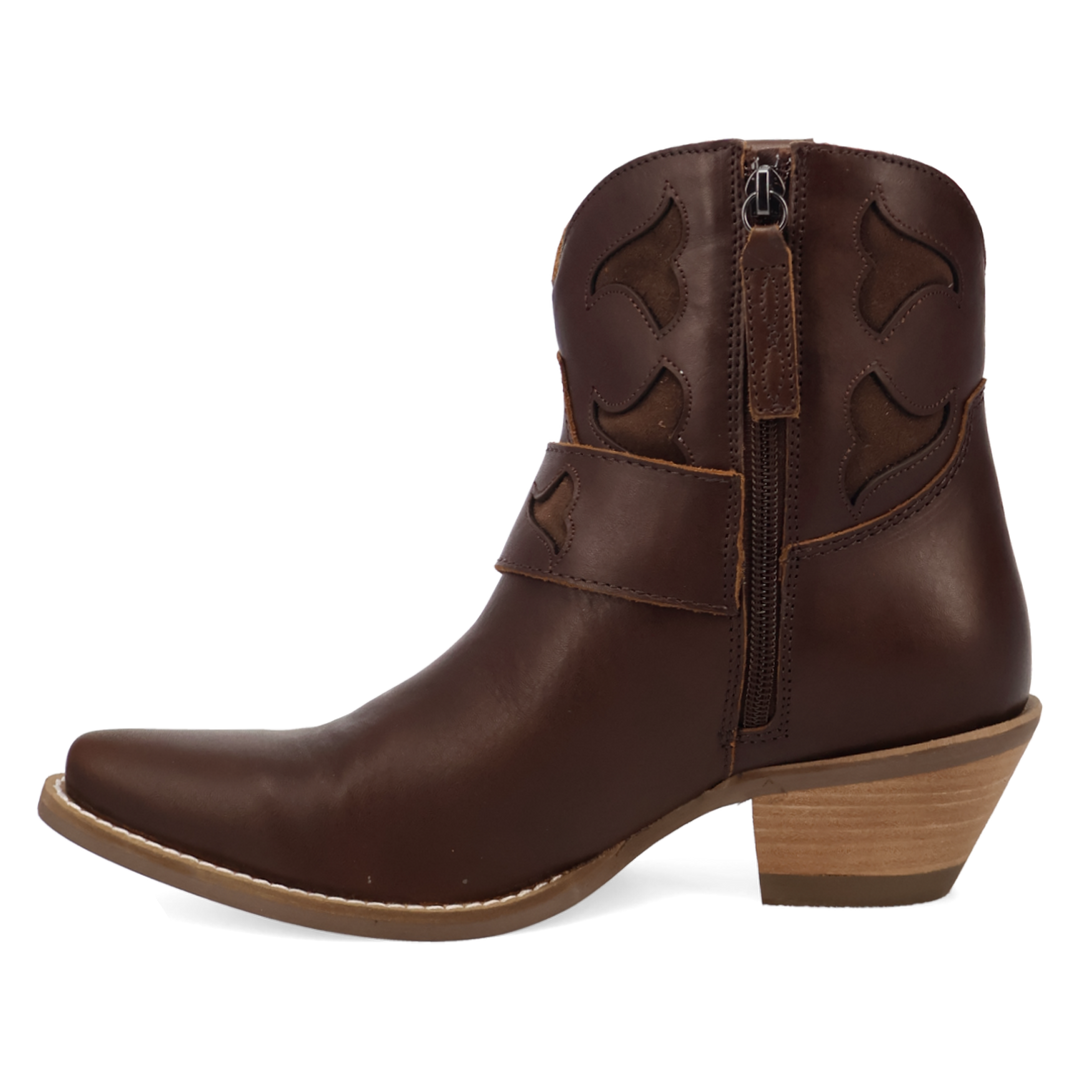 Online Exclusive | Dingo | Saddle Up Leather Bootie in Brown **PREORDER