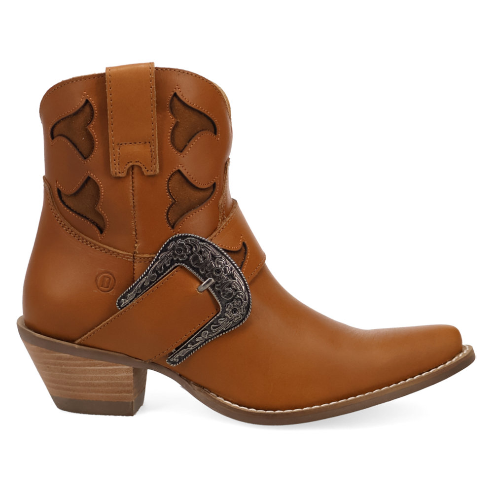 Online Exclusive | Dingo | Saddle Up Leather Bootie in Tan **PREORDER