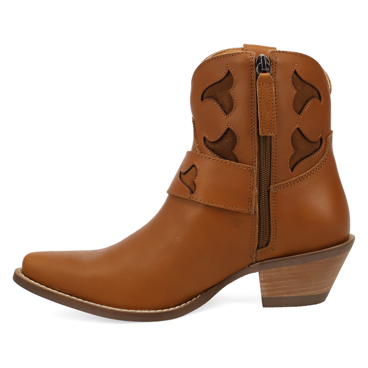 Online Exclusive | Dingo | Saddle Up Leather Bootie in Tan **PREORDER