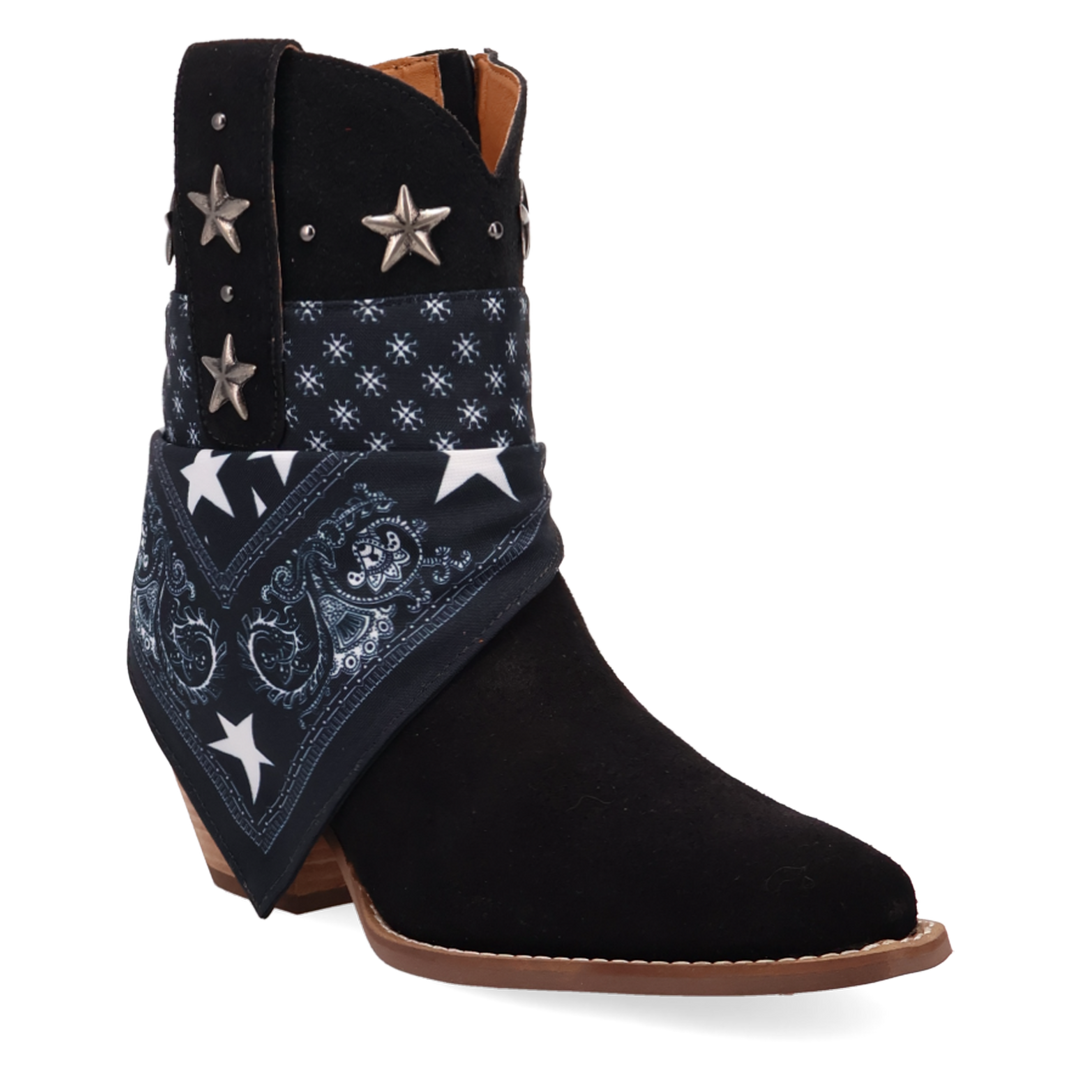 Online Exclusive | Dingo | Sundance Suede Bootie in Black **PREORDER