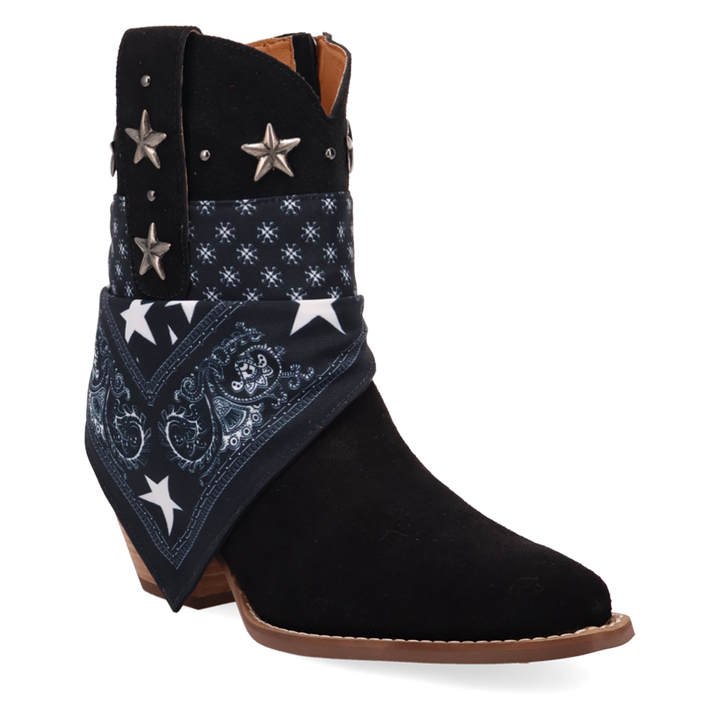 Online Exclusive | Dingo | Sundance Suede Bootie in Black **PREORDER