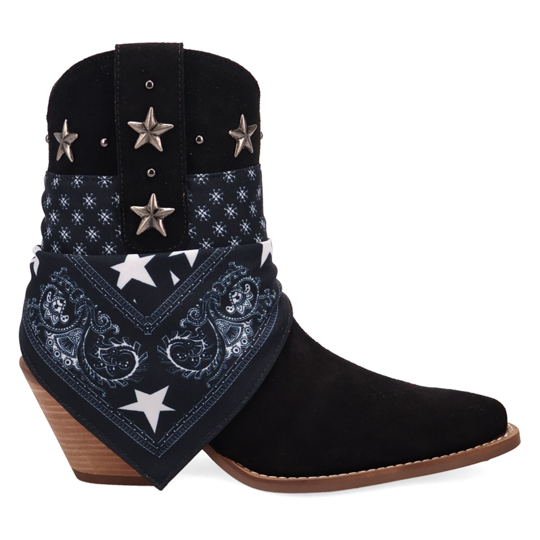 Online Exclusive | Dingo | Sundance Suede Bootie in Black **PREORDER