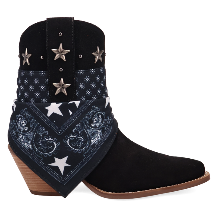Online Exclusive | Dingo | Sundance Suede Bootie in Black **PREORDER