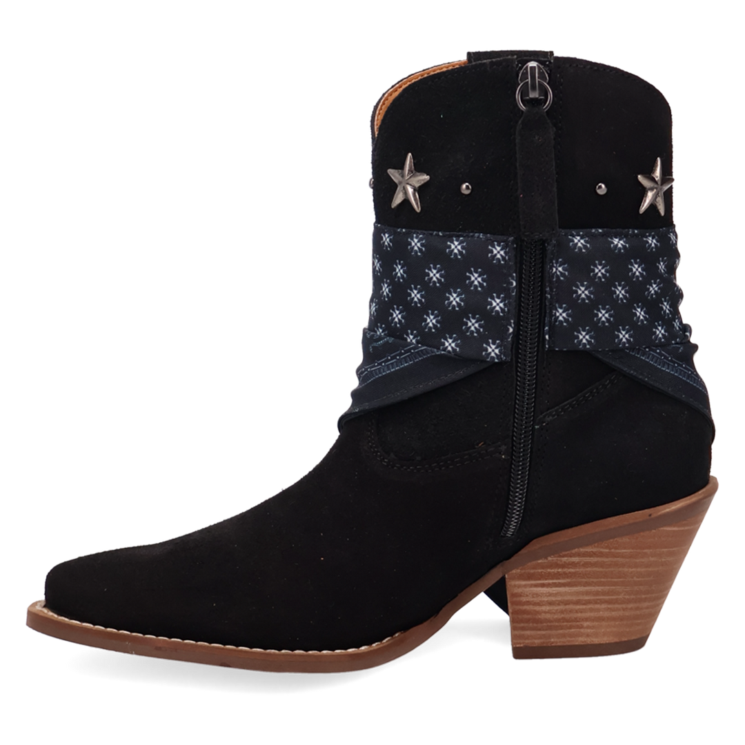 Online Exclusive | Dingo | Sundance Suede Bootie in Black **PREORDER