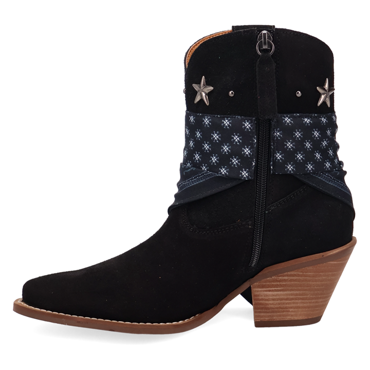 Online Exclusive | Dingo | Sundance Suede Bootie in Black **PREORDER