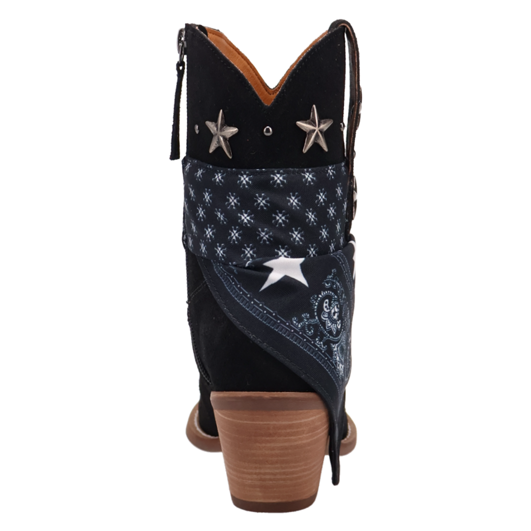 Online Exclusive | Dingo | Sundance Suede Bootie in Black **PREORDER