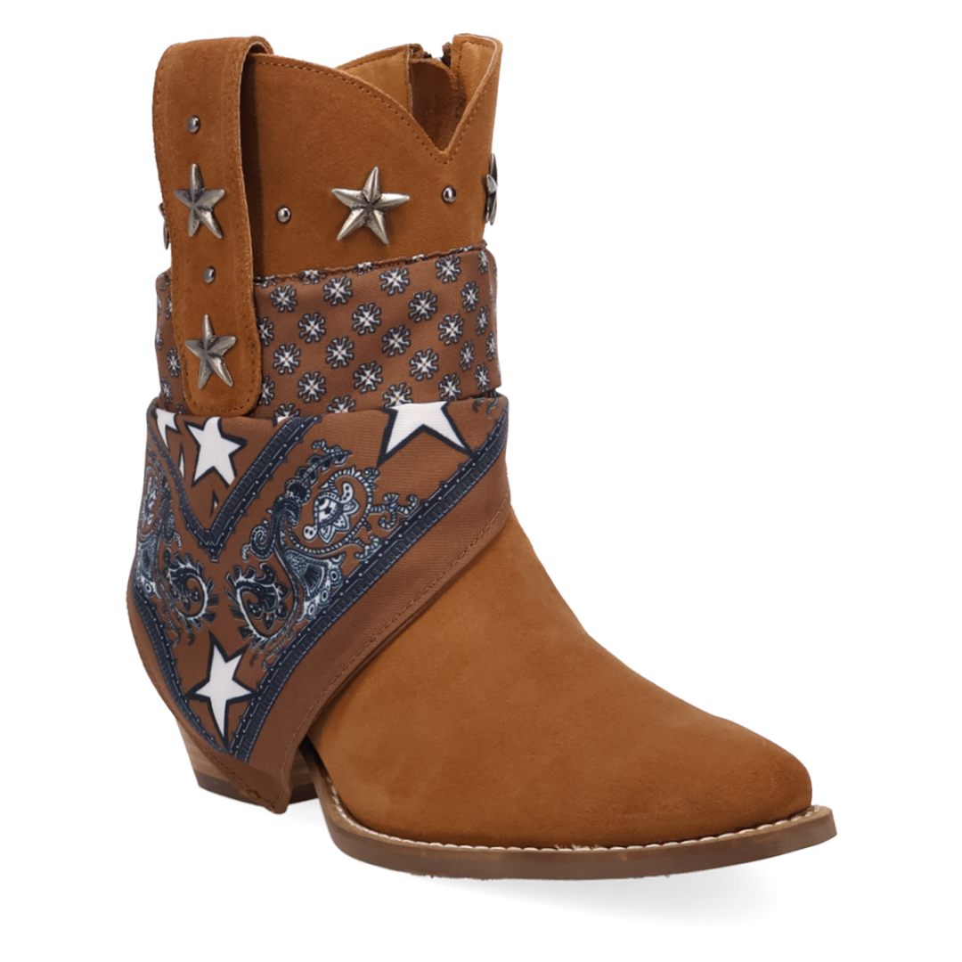 Online Exclusive | Dingo | Sundance Suede Bootie in Brown **PREORDER