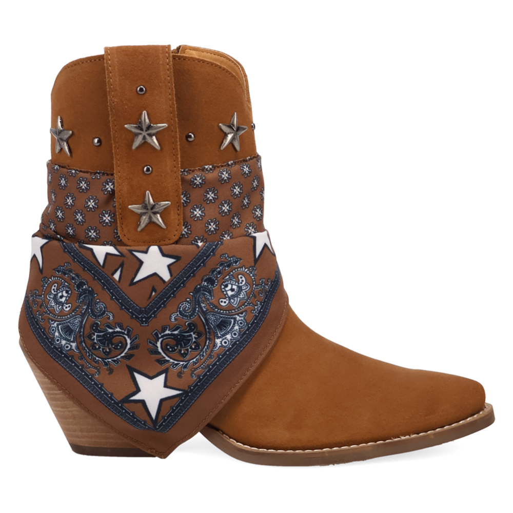Online Exclusive | Dingo | Sundance Suede Bootie in Brown **PREORDER