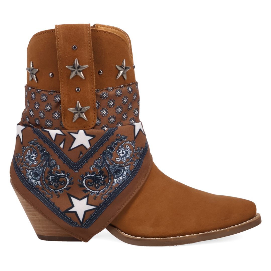 Online Exclusive | Dingo | Sundance Suede Bootie in Brown **PREORDER