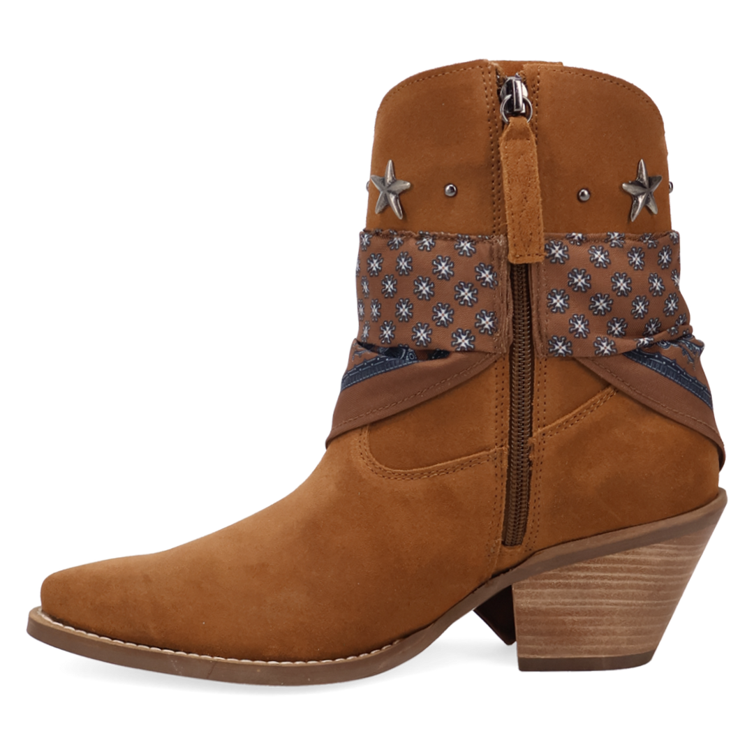 Online Exclusive | Dingo | Sundance Suede Bootie in Brown **PREORDER