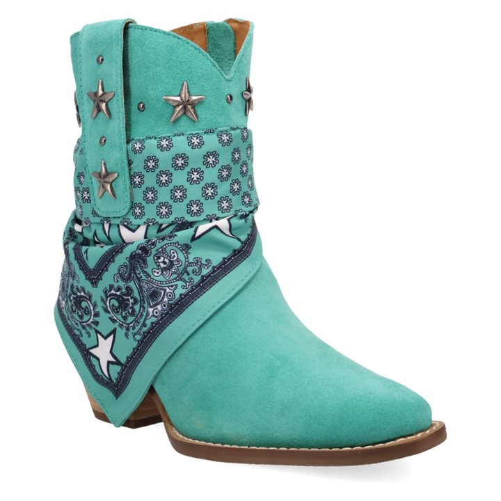 Online Exclusive | Dingo | Sundance Suede Bootie in Green **PREORDER