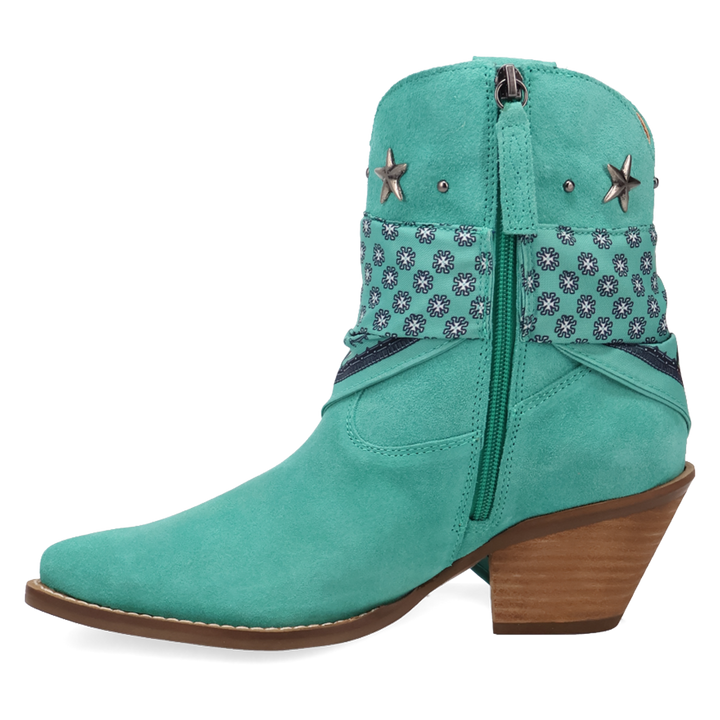 Online Exclusive | Dingo | Sundance Suede Bootie in Green **PREORDER