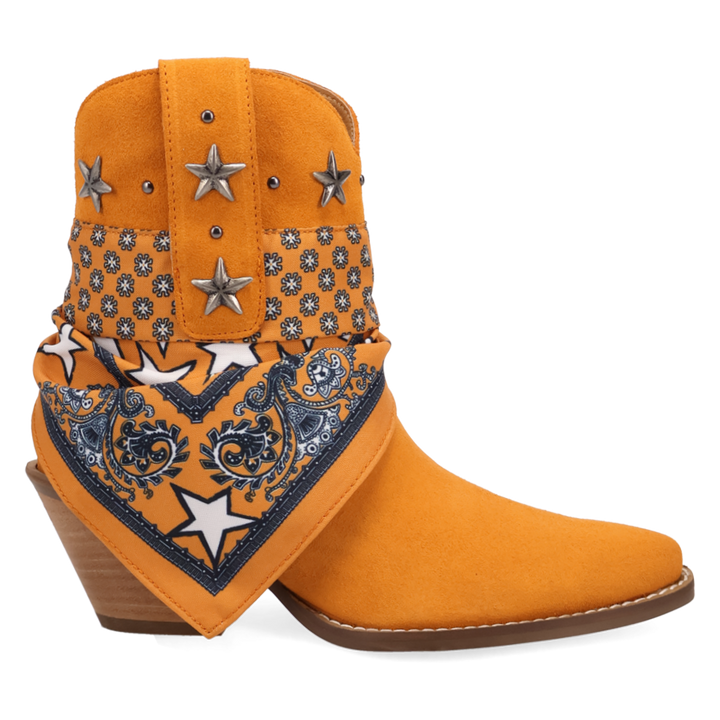 Online Exclusive | Dingo | Sundance Suede Bootie in Orange **PREORDER