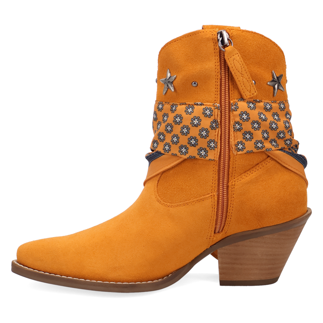 Online Exclusive | Dingo | Sundance Suede Bootie in Orange **PREORDER