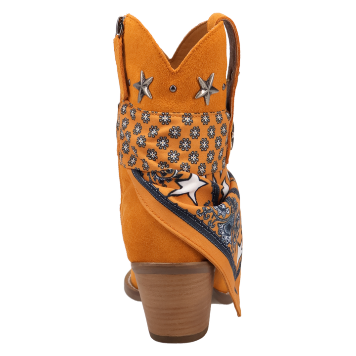 Online Exclusive | Dingo | Sundance Suede Bootie in Orange **PREORDER