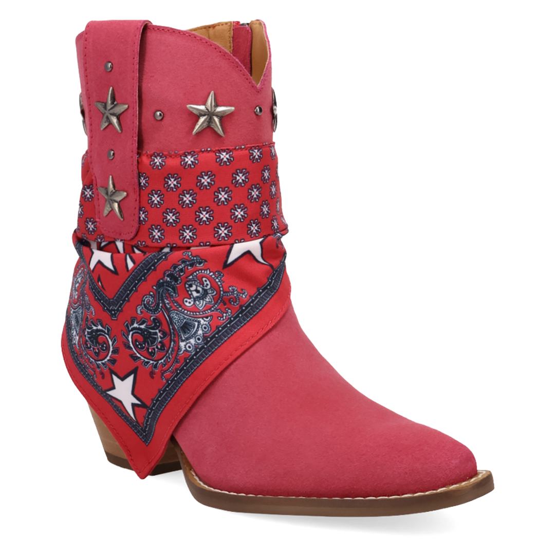 Online Exclusive | Dingo | Sundance Suede Bootie in Pink **PREORDER