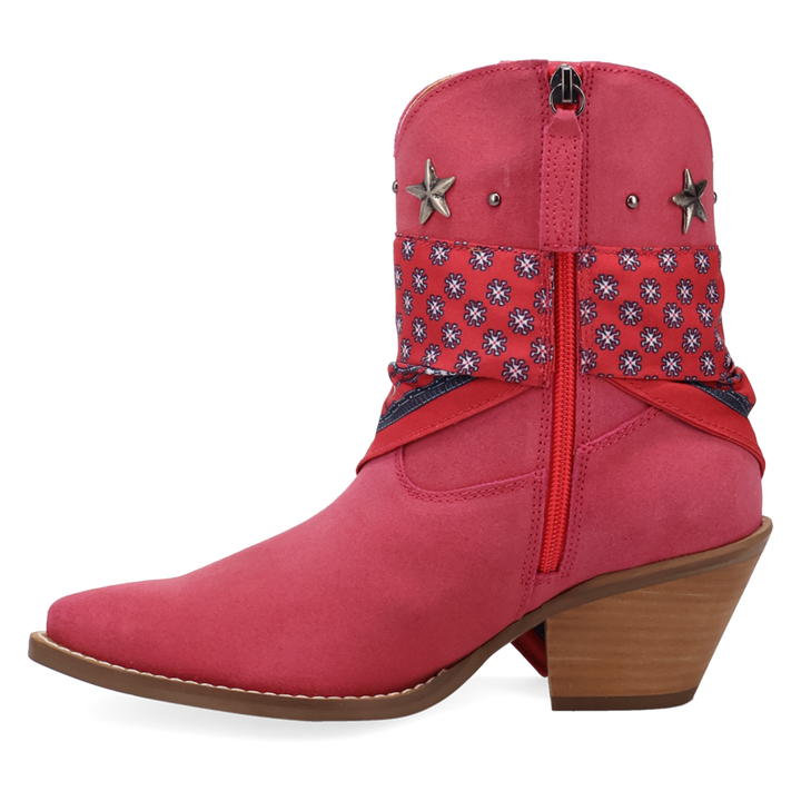 Online Exclusive | Dingo | Sundance Suede Bootie in Pink **PREORDER