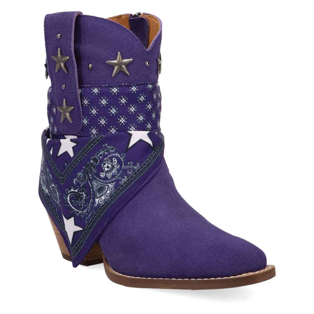 Online Exclusive | Dingo | Sundance Suede Bootie in Purple **PREORDER