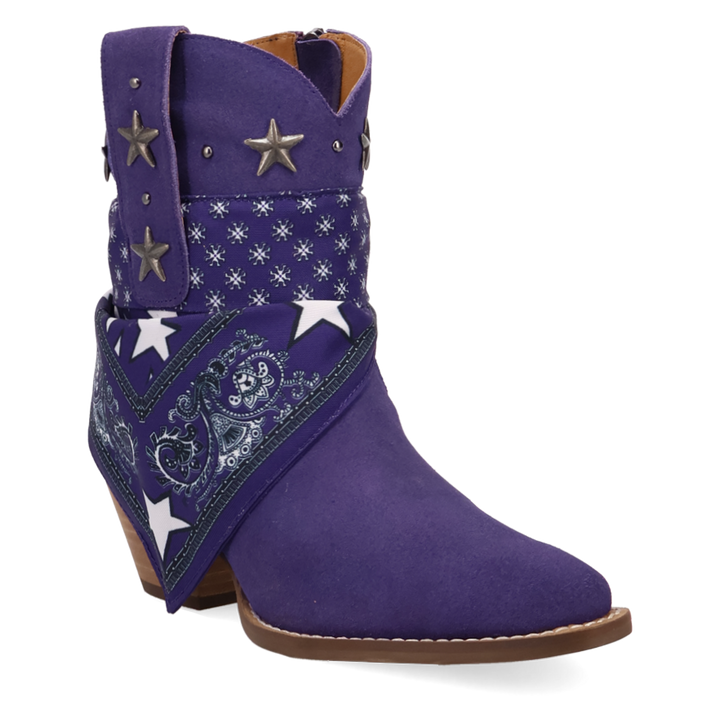 Online Exclusive | Dingo | Sundance Suede Bootie in Purple **PREORDER