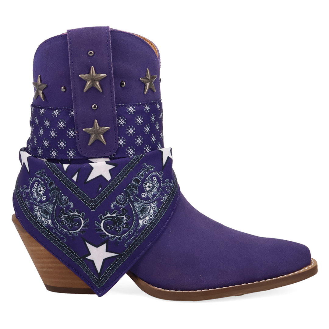 Online Exclusive | Dingo | Sundance Suede Bootie in Purple **PREORDER
