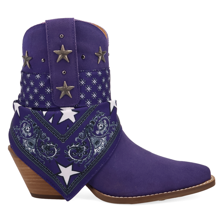 Online Exclusive | Dingo | Sundance Suede Bootie in Purple **PREORDER