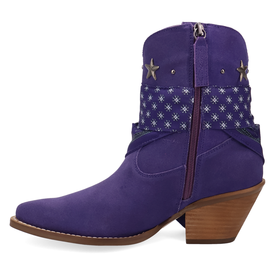 Online Exclusive | Dingo | Sundance Suede Bootie in Purple **PREORDER