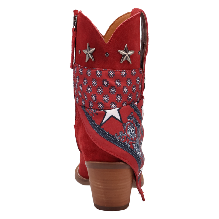 Online Exclusive | Dingo | Sundance Suede Bootie in Red **PREORDER
