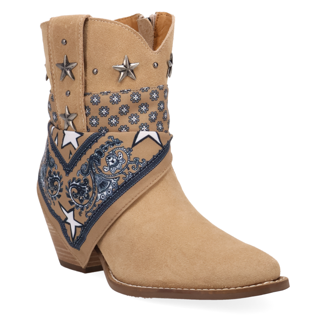 Online Exclusive | Dingo | Sundance Suede Bootie in Sand **PREORDER