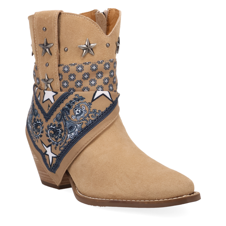 Online Exclusive | Dingo | Sundance Suede Bootie in Sand **PREORDER