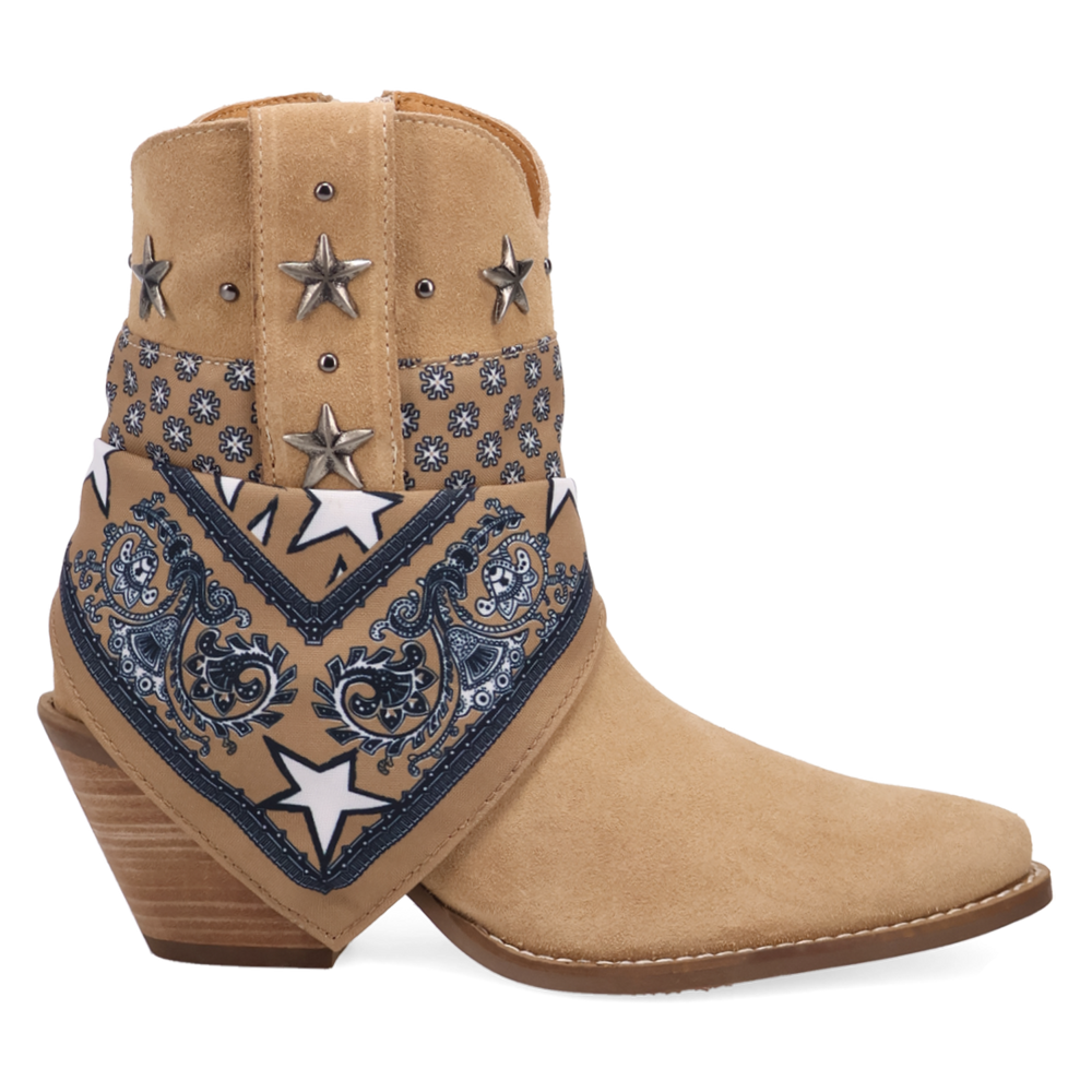 Online Exclusive | Dingo | Sundance Suede Bootie in Sand **PREORDER