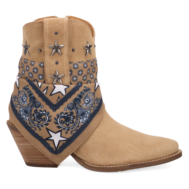 Online Exclusive | Dingo | Sundance Suede Bootie in Sand **PREORDER