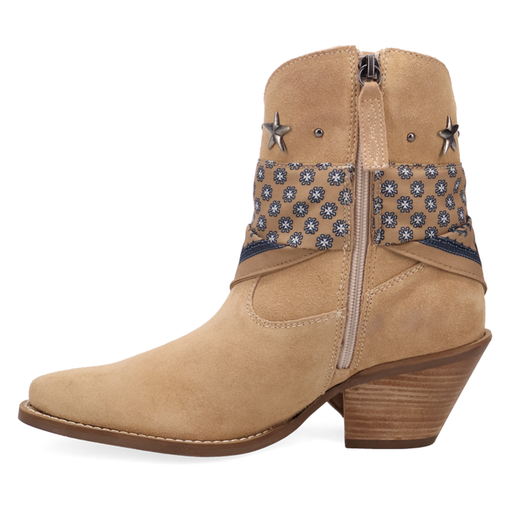 Online Exclusive | Dingo | Sundance Suede Bootie in Sand **PREORDER