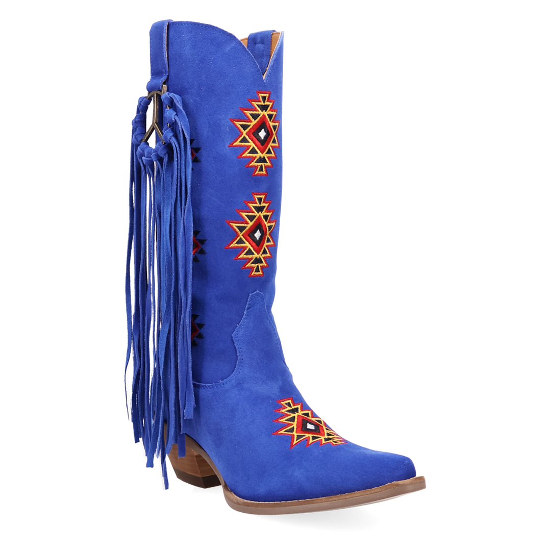 Online Exclusive | Dingo | Sweet Dreams Leather Boot in Blue **PREORDER