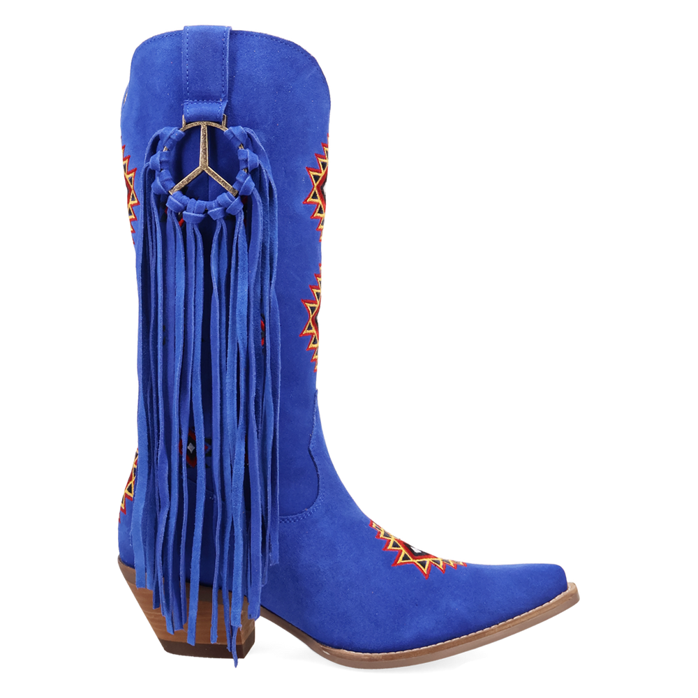Online Exclusive | Dingo | Sweet Dreams Leather Boot in Blue **PREORDER