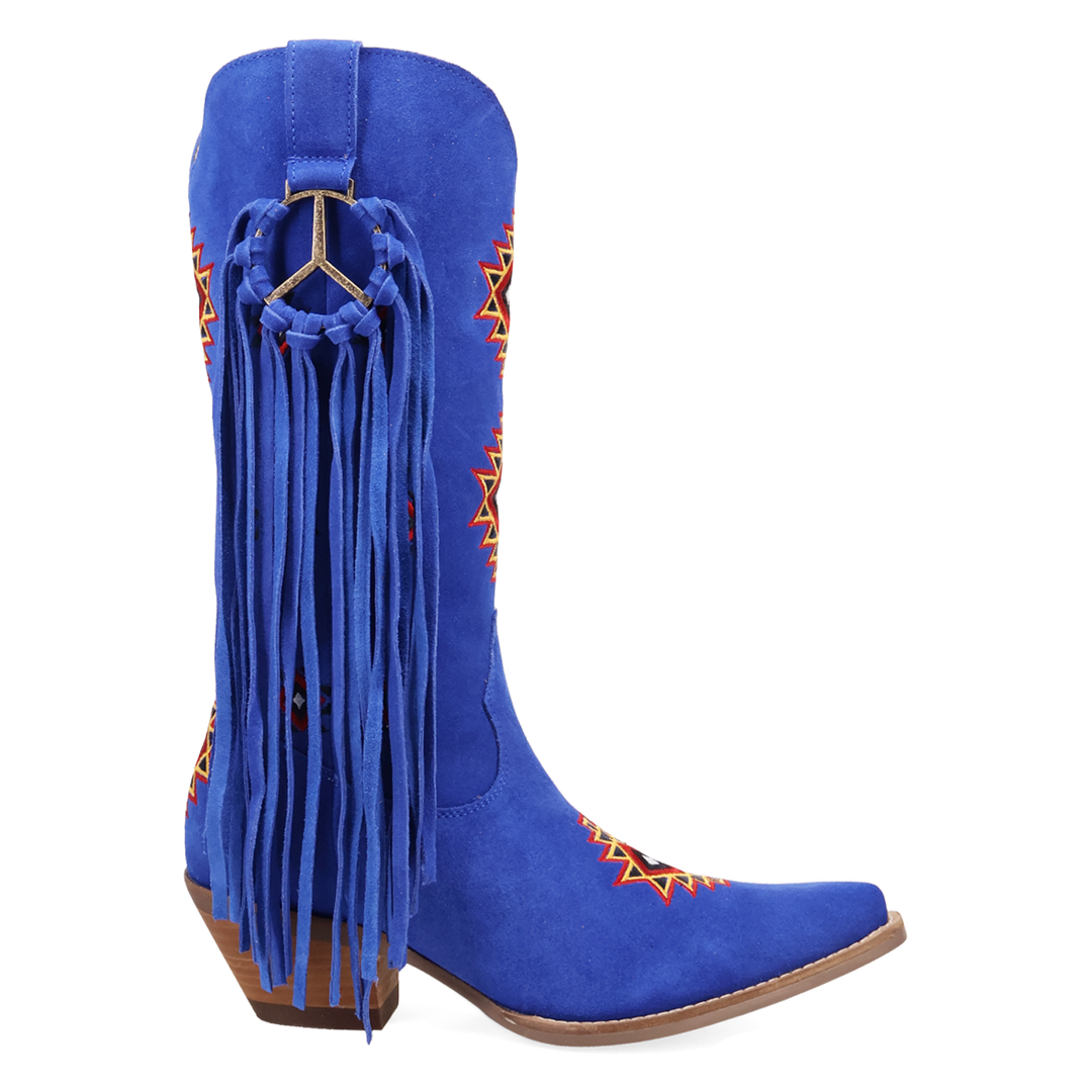 Online Exclusive | Dingo | Sweet Dreams Leather Boot in Blue **PREORDER