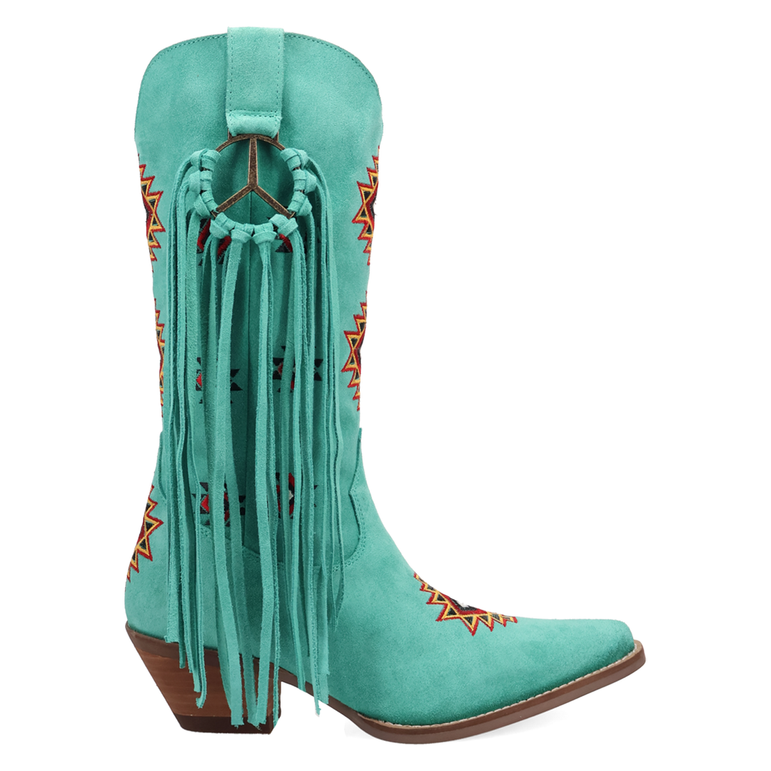 Online Exclusive | Dingo | Sweet Dreams Leather Boot in Green **PREORDER