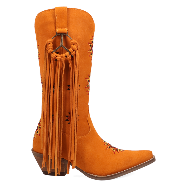 Online Exclusive | Dingo | Sweet Dreams Leather Boot in Orange **PREORDER
