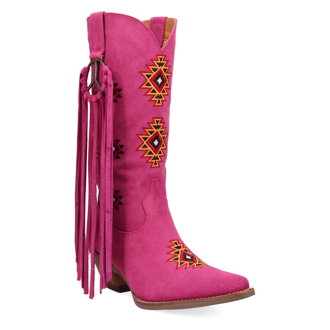 Online Exclusive | Dingo | Sweet Dreams Leather Boot in Pink **PREORDER