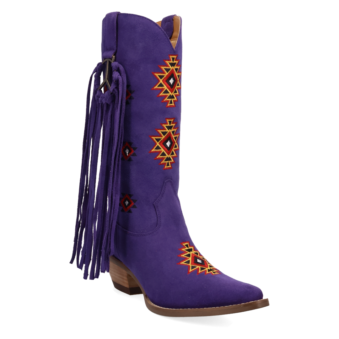 Online Exclusive | Dingo | Sweet Dreams Leather Boot in Purple **PREORDER